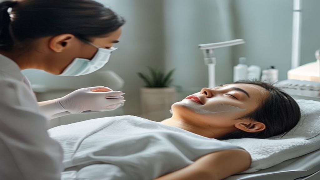 Facial treatment di klinik estetika untuk membantu merawat kulit wajah agar tampak lebih bersih dan segar