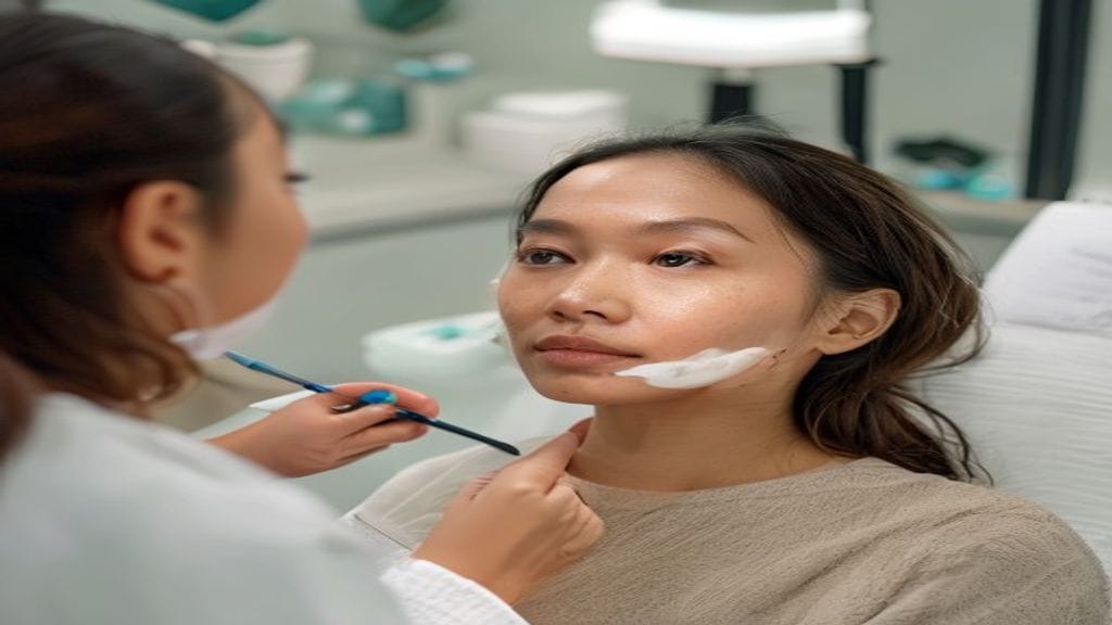 Facial treatment di klinik estetika untuk membantu merawat kebersihan dan kesehatan kulit wajah
