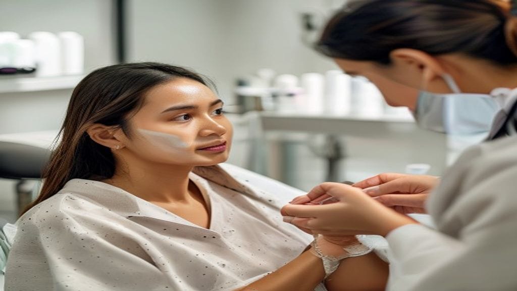 Facial treatment di klinik estetika untuk membantu membersihkan dan merawat kesehatan kulit wajah