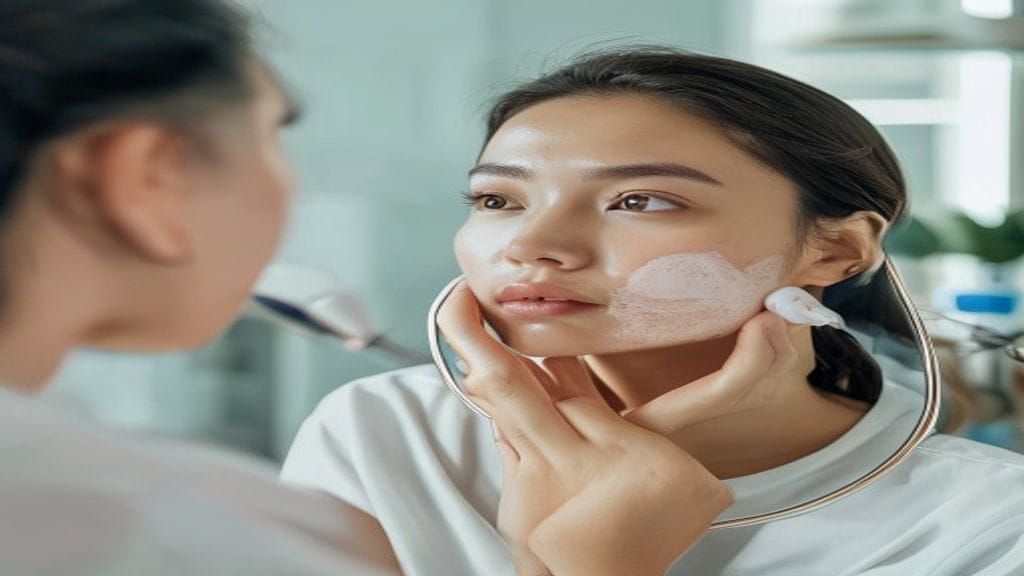 Facial treatment di klinik estetika untuk merawat kebersihan, hidrasi, dan kesehatan kulit wajah