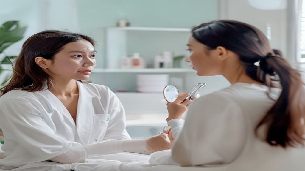 Facial treatment di klinik estetika untuk membersihkan pori, mengangkat sel kulit mati, dan merawat kesehatan kulit