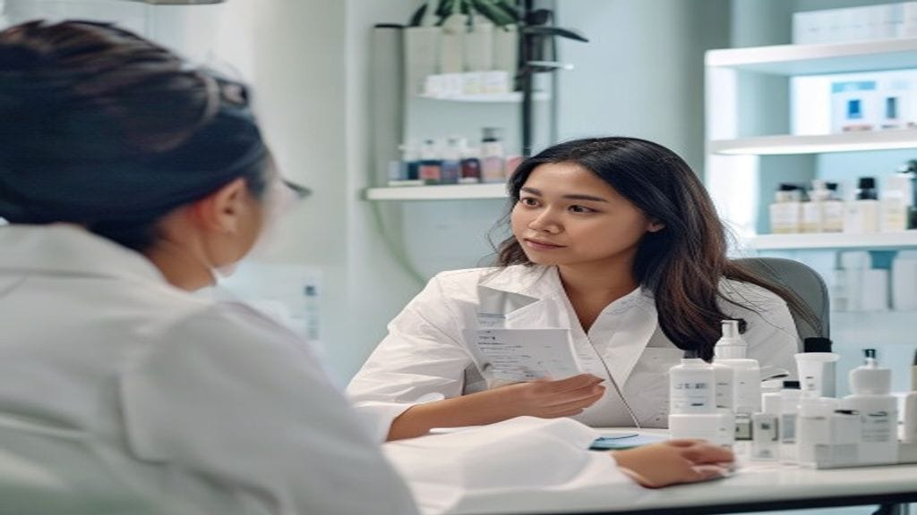 Tampak depan klinik kecantikan terdekat dengan ruang konsultasi estetika yang bersih dan nyaman