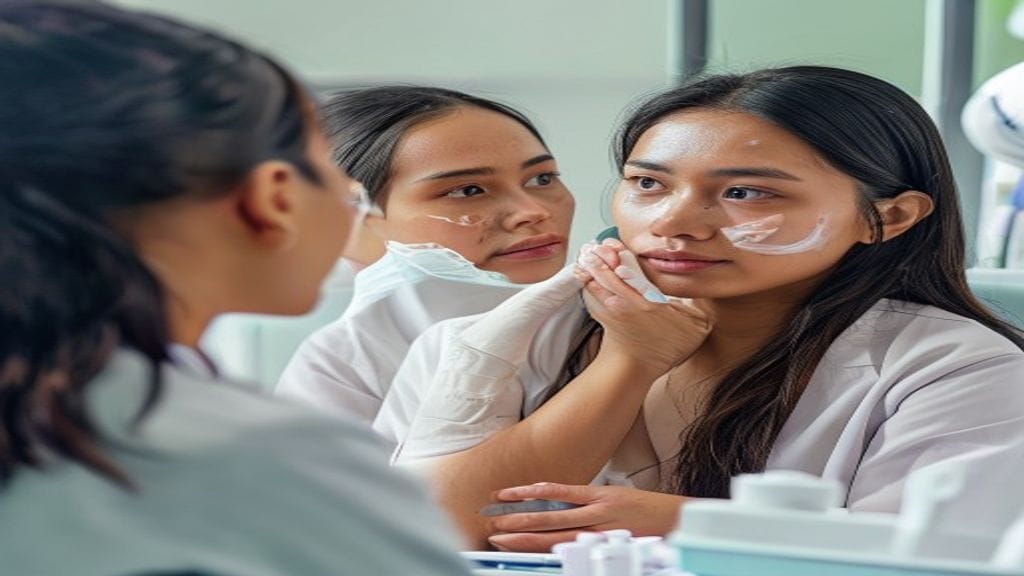 Konsultasi perawatan wajah di klinik kecantikan terdekat dengan tenaga medis profesional