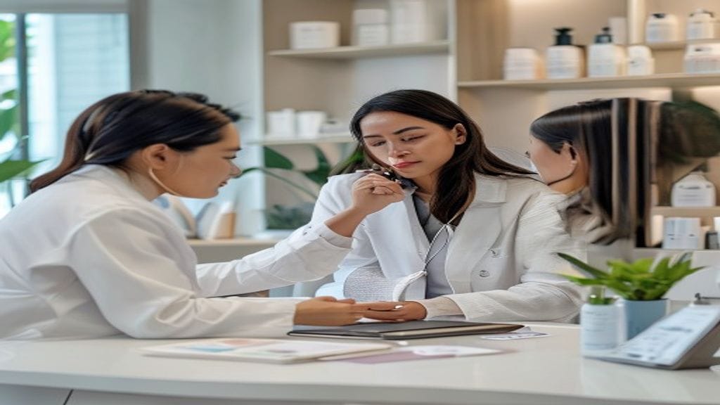 Konsultasi perawatan wajah di klinik kecantikan terdekat dengan tenaga medis profesional