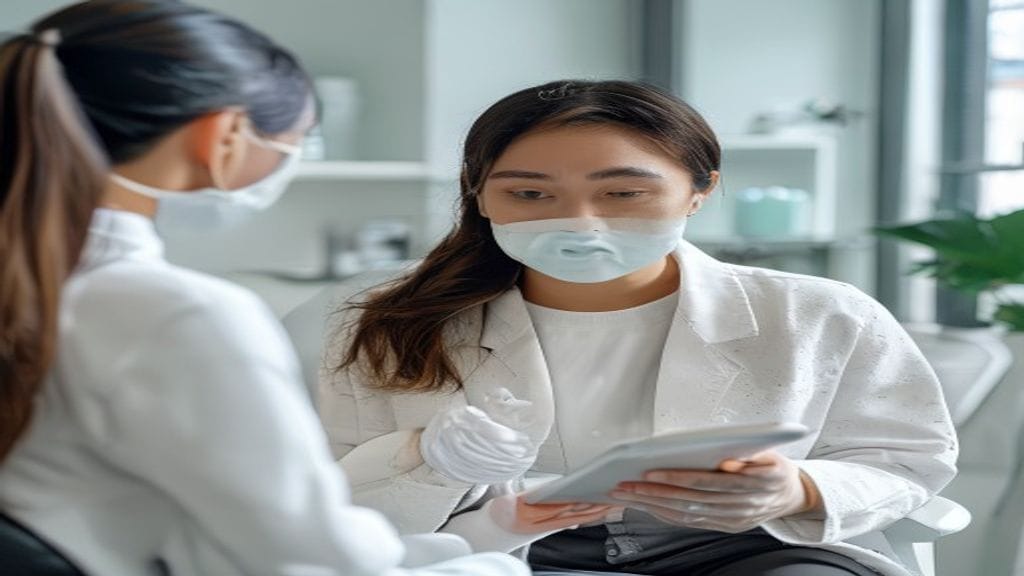 Tampak depan klinik kecantikan terdekat dengan layanan perawatan wajah dan konsultasi estetika profesional