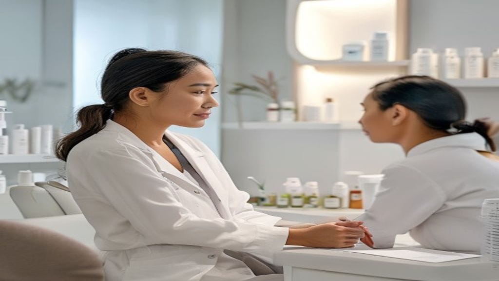 Konsultasi perawatan kulit di klinik kecantikan terdekat dengan dokter estetika profesional