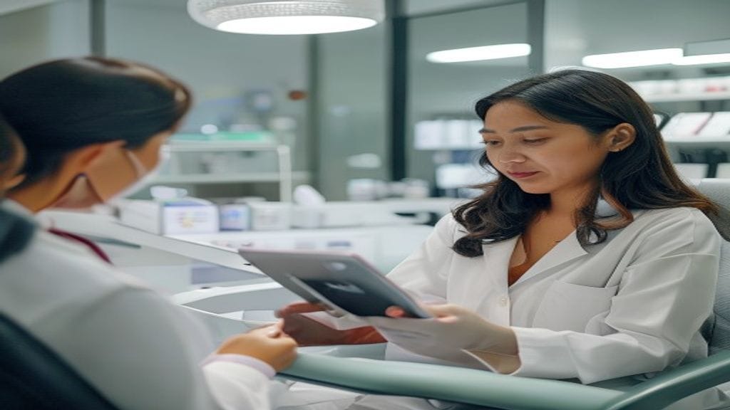 Tampak depan klinik kecantikan terdekat yang bersih, modern, dan nyaman untuk perawatan kulit