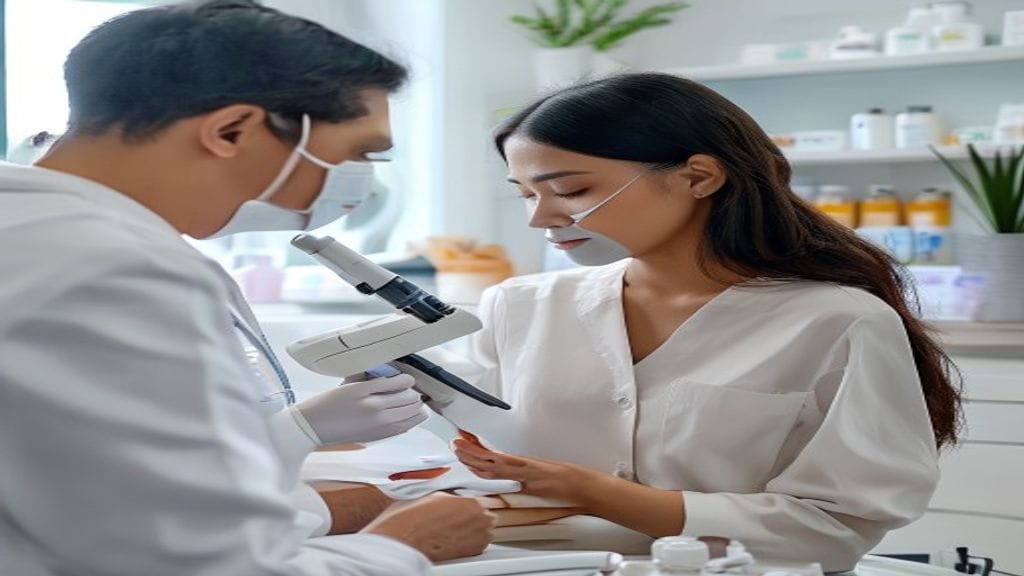 Perawatan laser wajah di klinik estetika untuk membantu merawat tekstur kulit dan noda hitam secara aman
