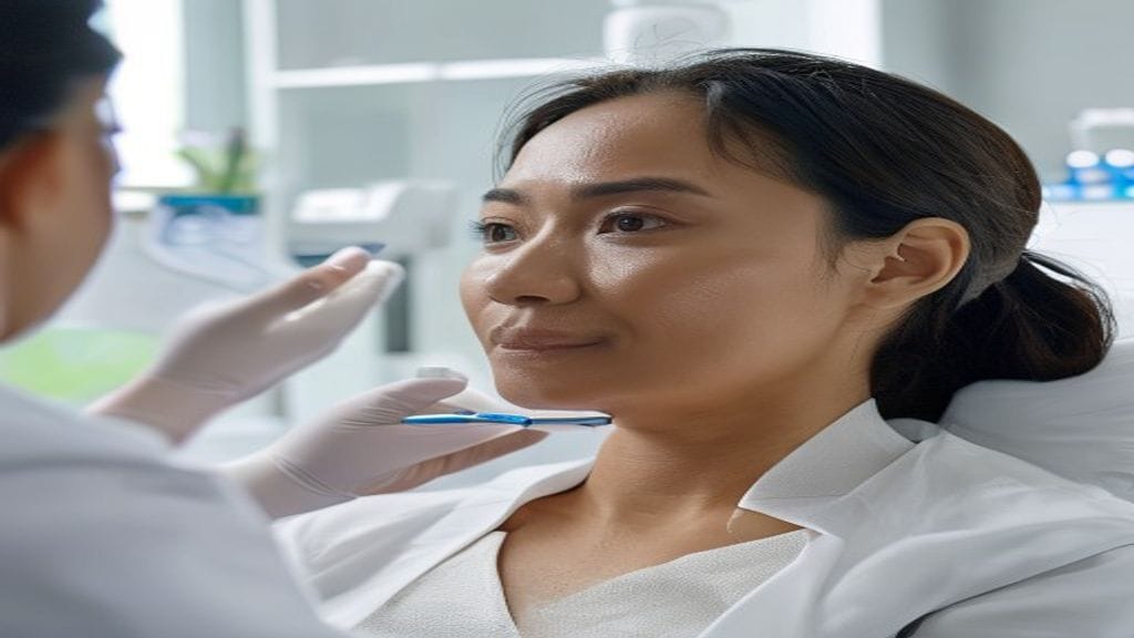 Perawatan skin booster untuk hidrasi kulit wajah di klinik estetika oleh tenaga medis profesional