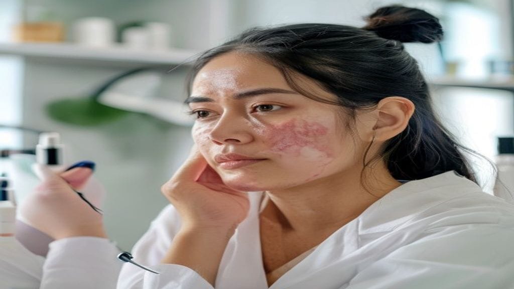 Dokter kulit menjelaskan skincare dokter yang disesuaikan dengan kondisi dan kebutuhan kulit pasien