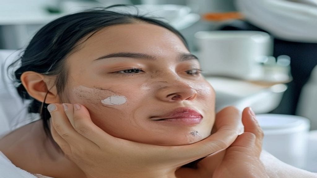 Facial treatment di klinik estetika untuk membantu merawat kulit wajah agar tampak lebih bersih dan segar