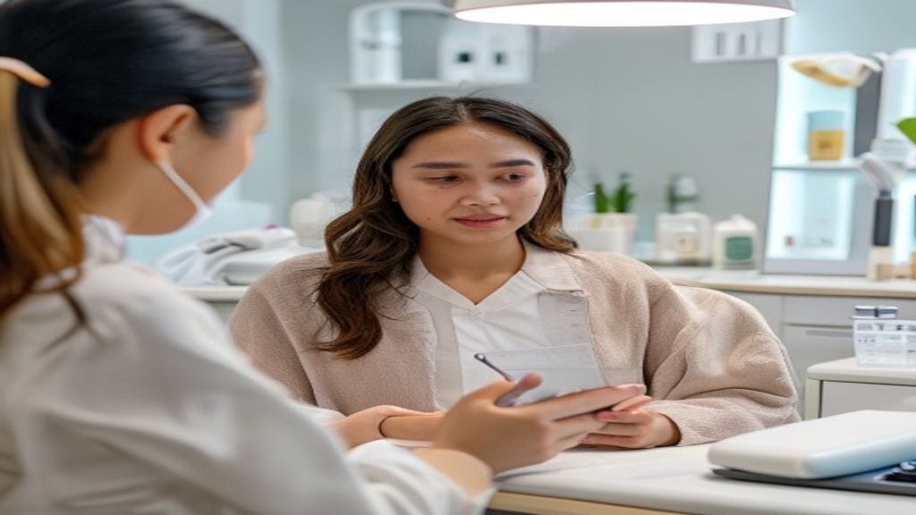 Konsultasi perawatan wajah di klinik kecantikan terdekat dengan tenaga medis profesional